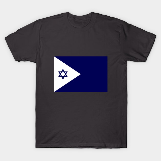 Flag of the Israeli Navy T-Shirt by EphemeraKiosk